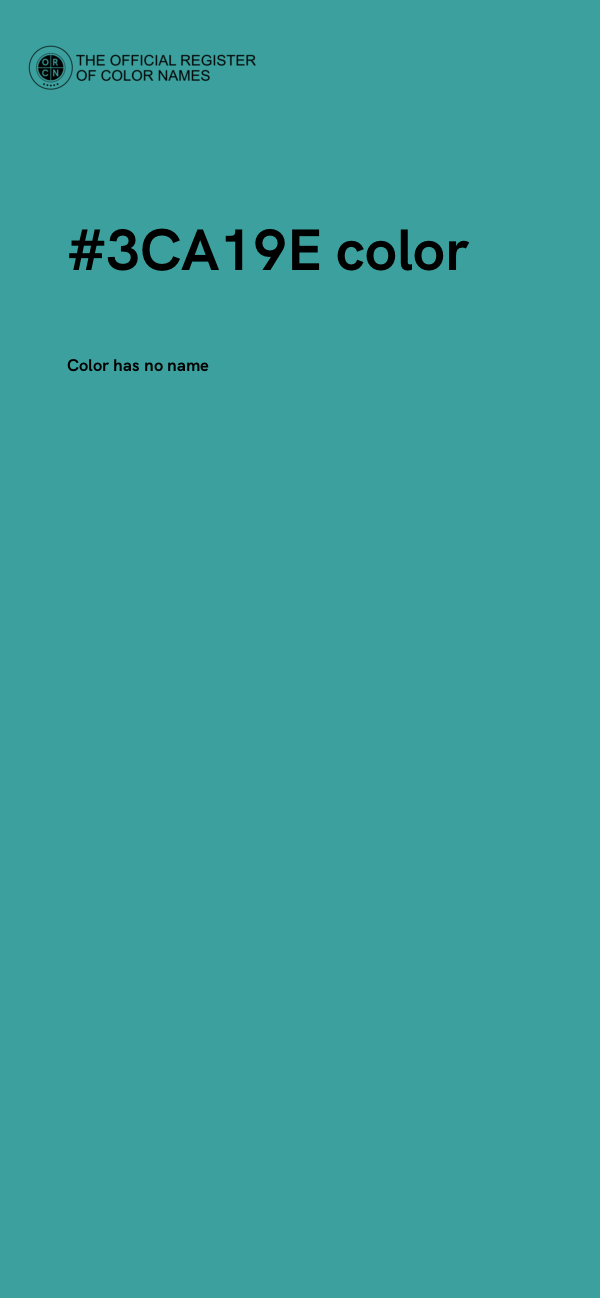 #3CA19E color image