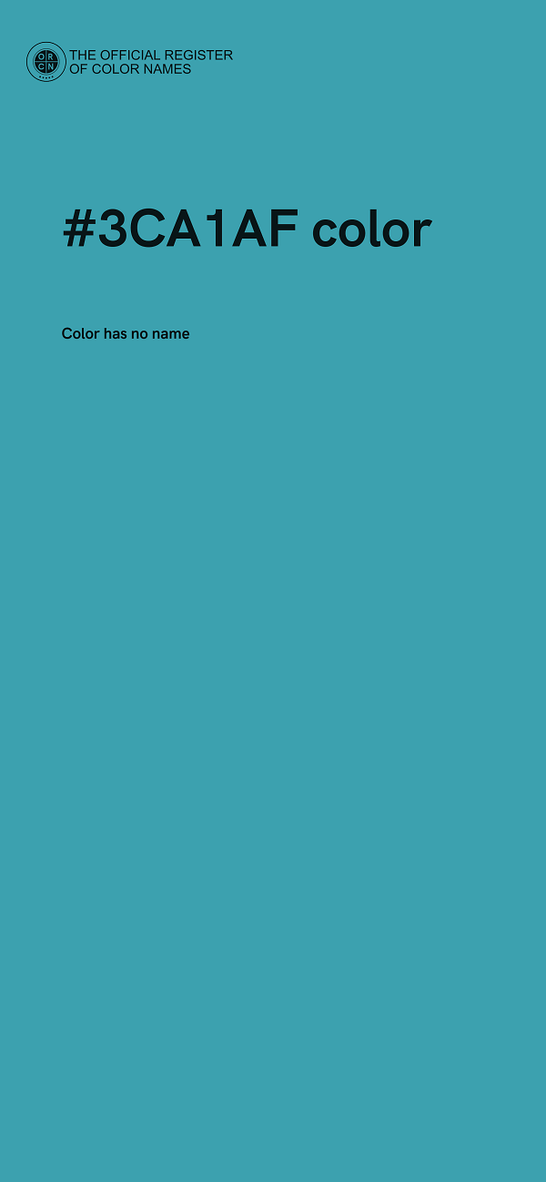 #3CA1AF color image