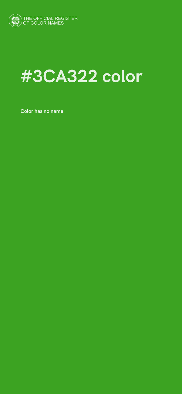 #3CA322 color image
