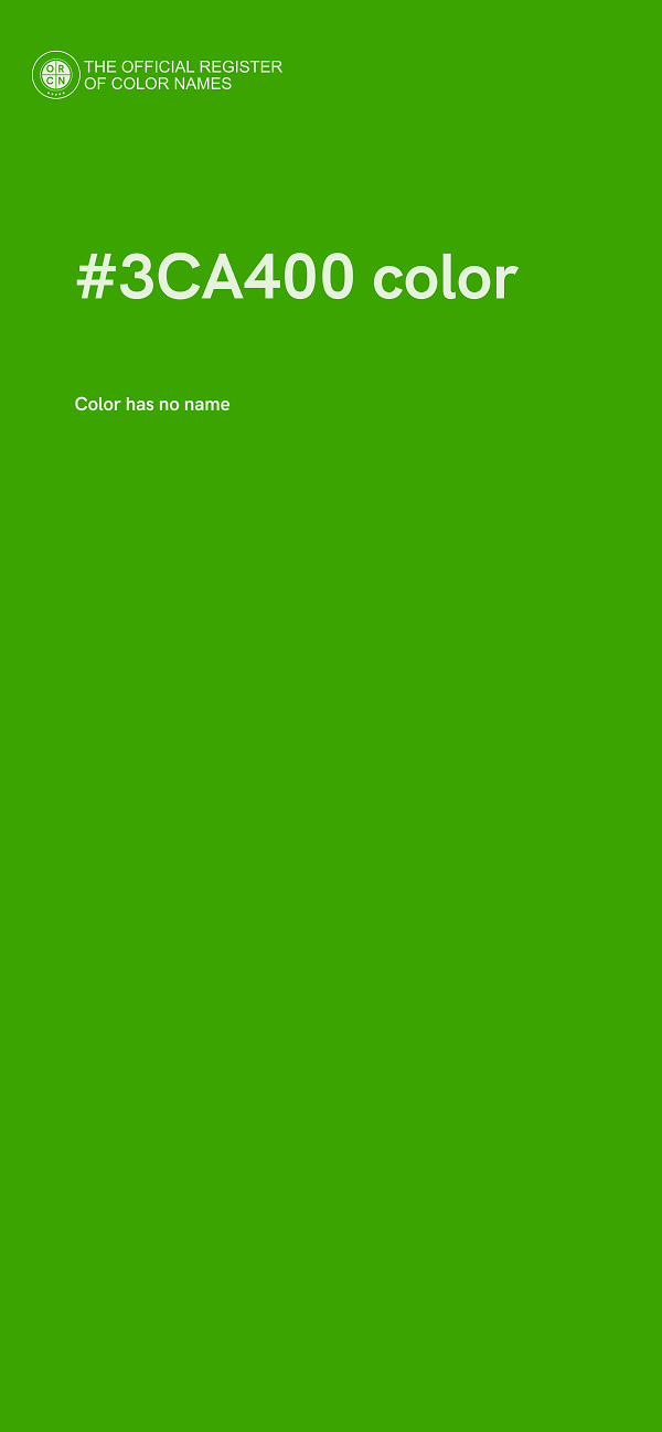 #3CA400 color image