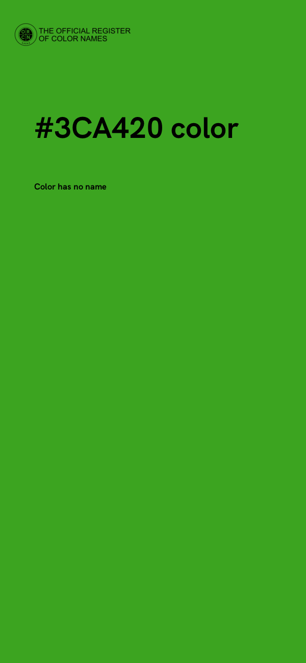 #3CA420 color image
