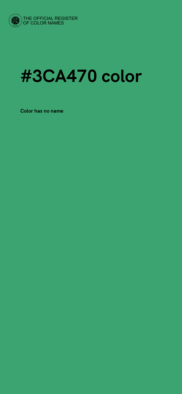 #3CA470 color image