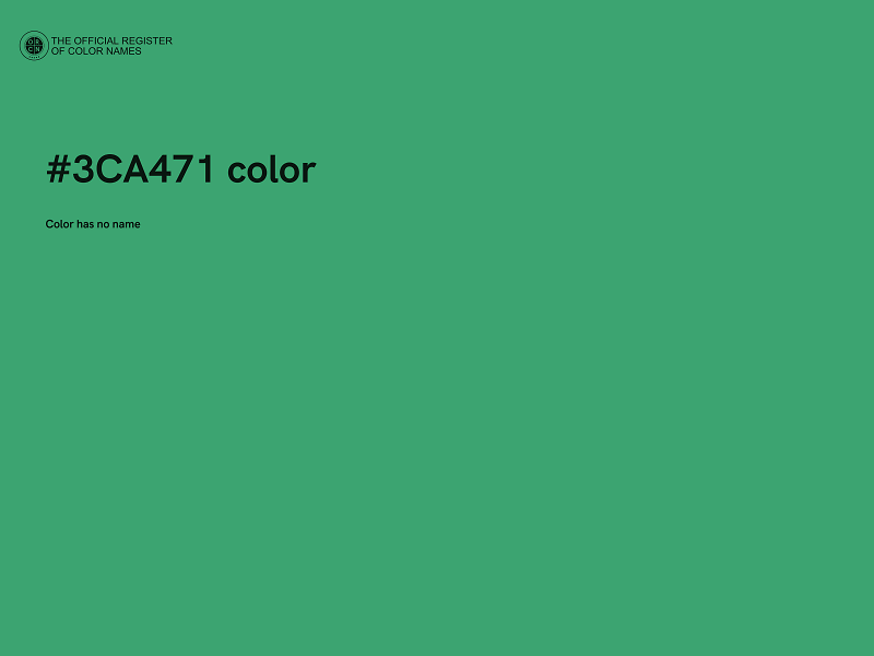 #3CA471 color image