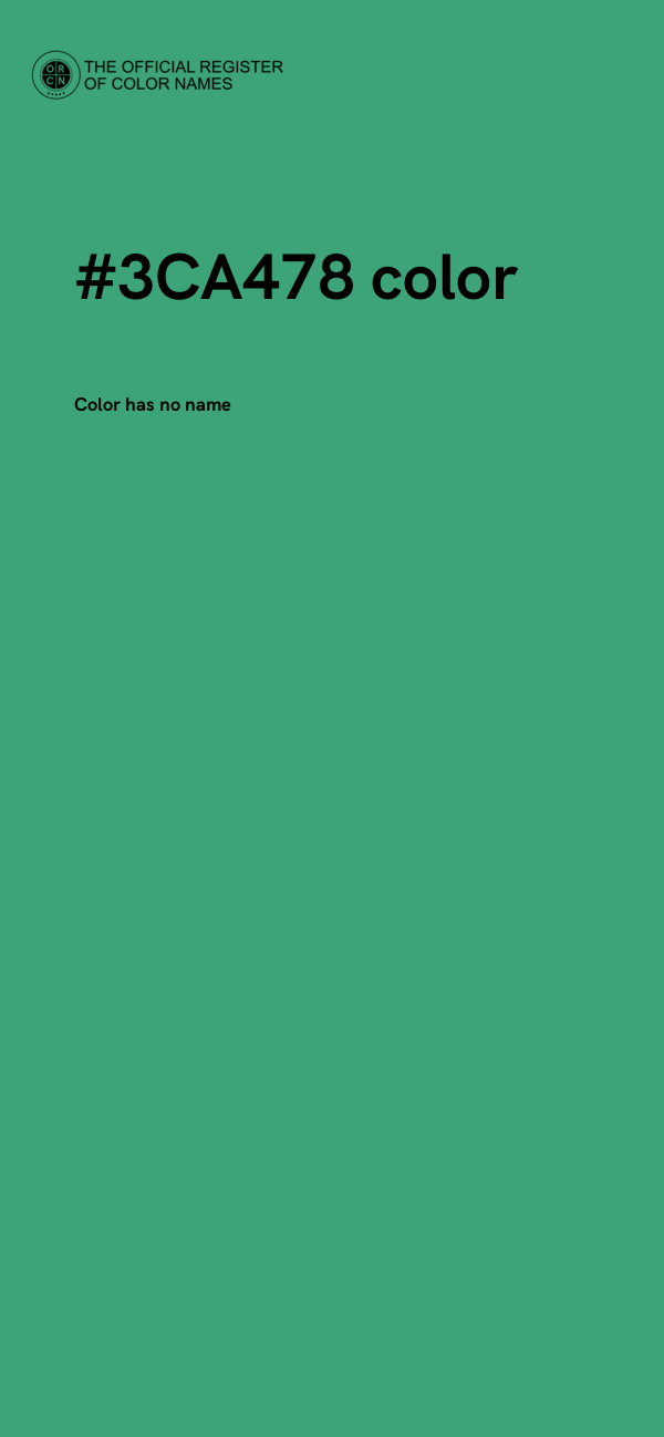 #3CA478 color image