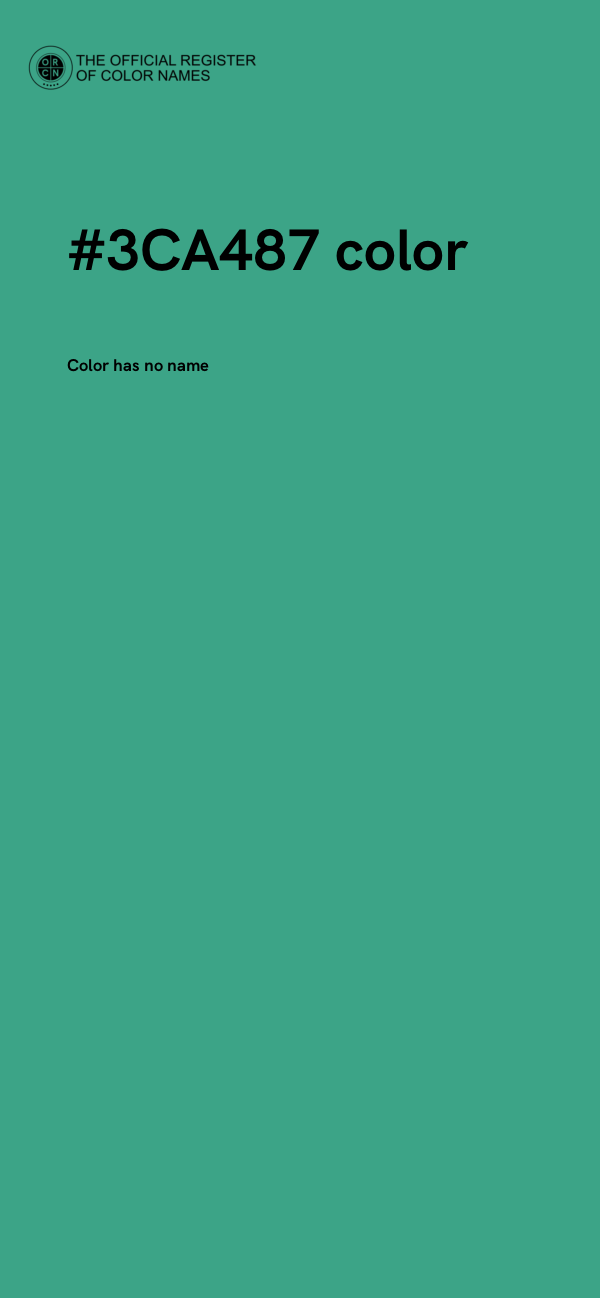 #3CA487 color image