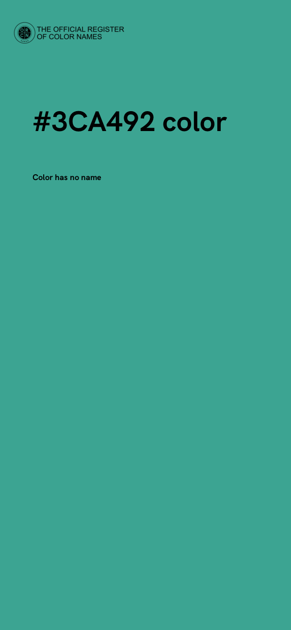 #3CA492 color image