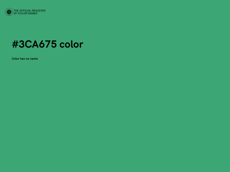 #3CA675 color image