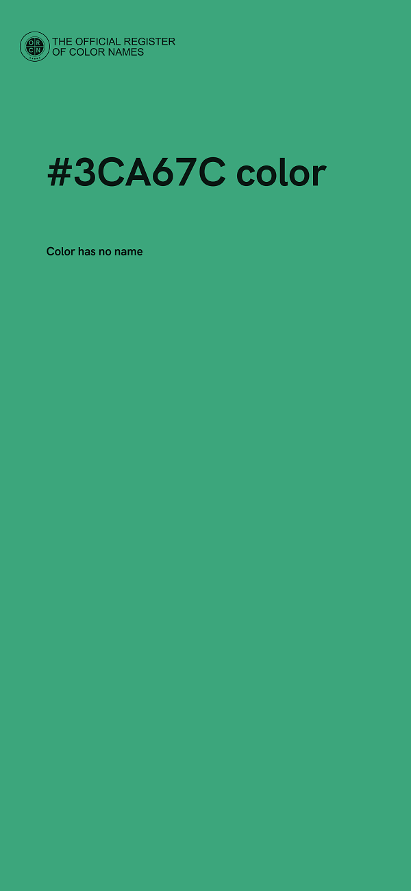 #3CA67C color image