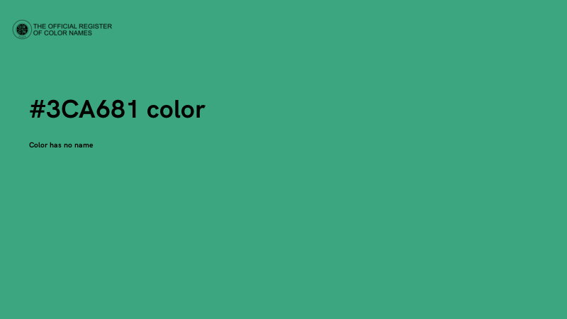 #3CA681 color image