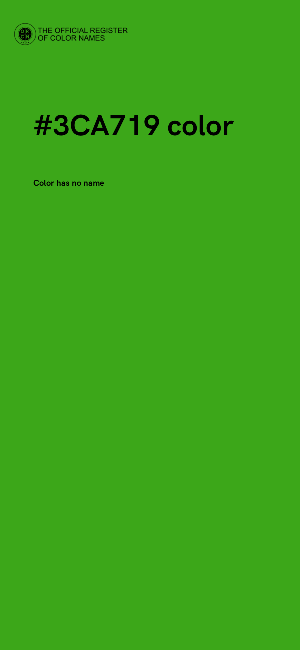 #3CA719 color image