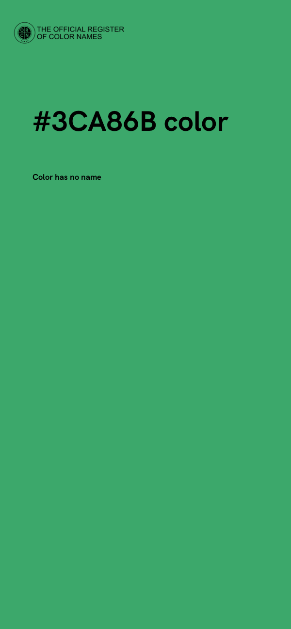 #3CA86B color image
