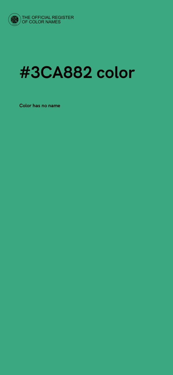 #3CA882 color image