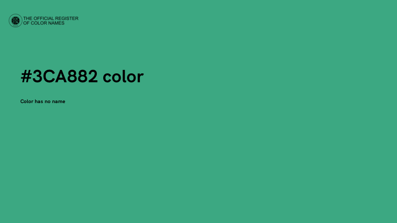 #3CA882 color image