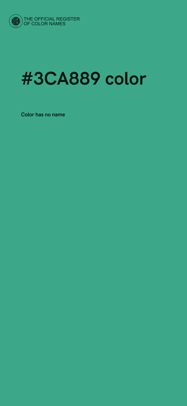 #3CA889 color image
