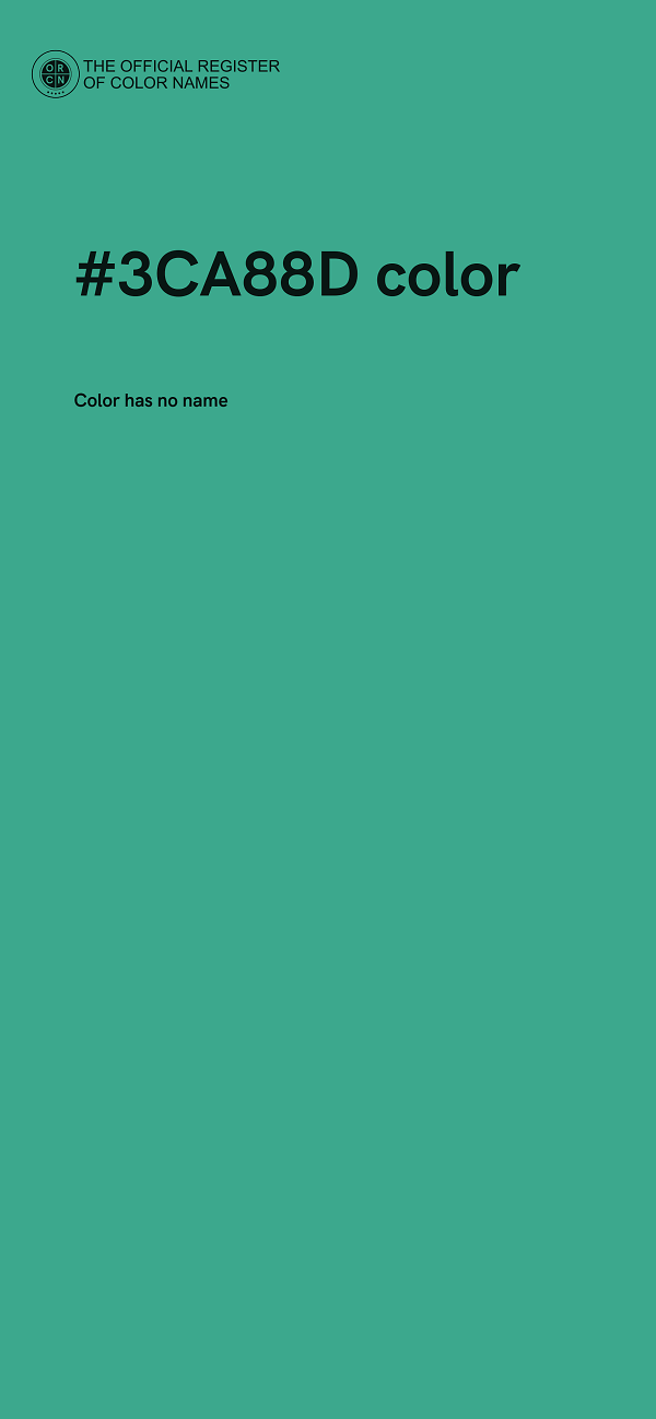 #3CA88D color image