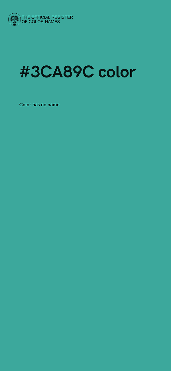 #3CA89C color image