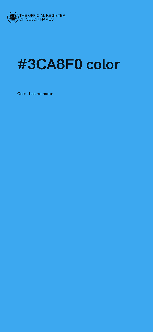 #3CA8F0 color image