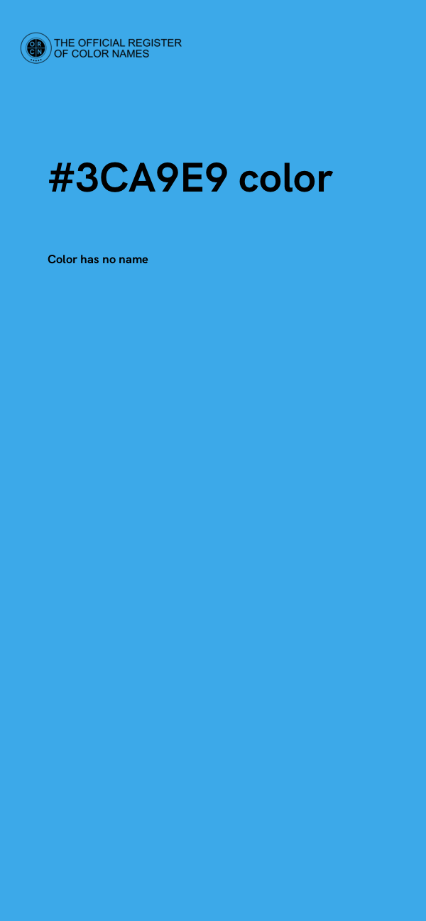 #3CA9E9 color image
