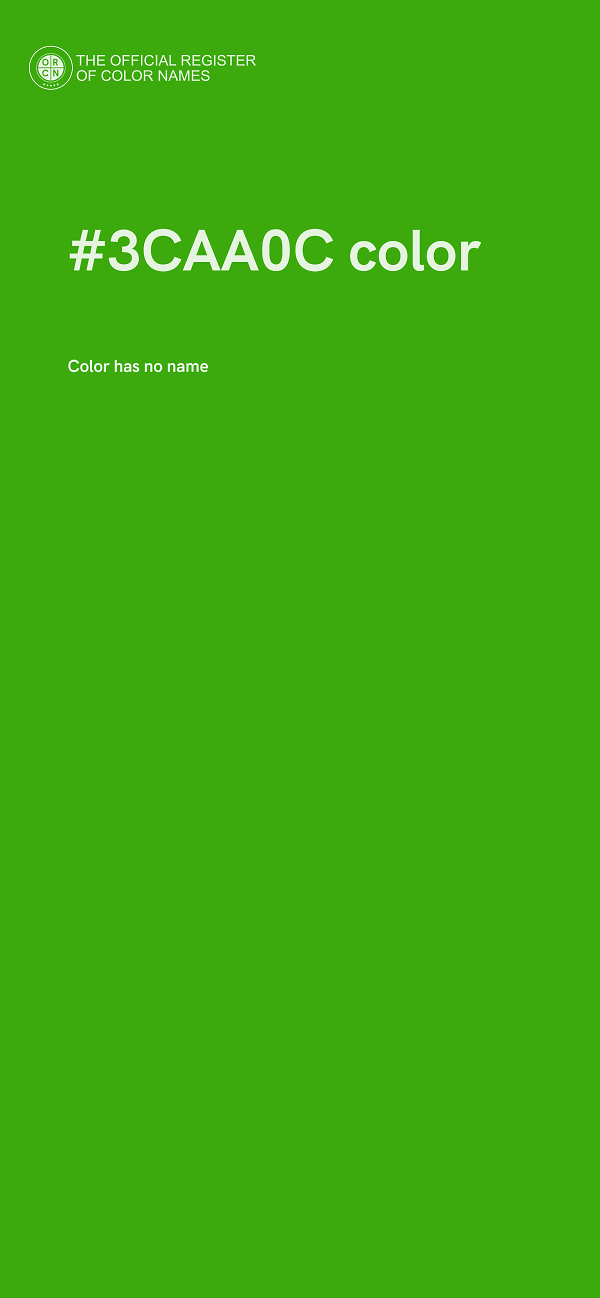 #3CAA0C color image