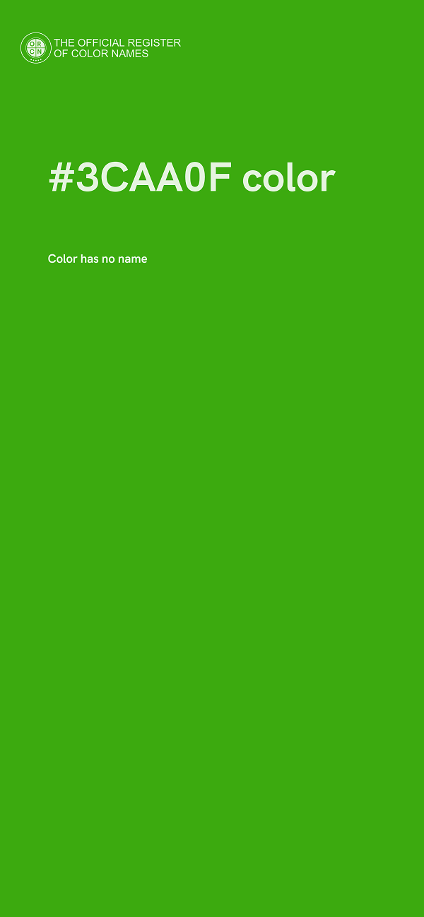 #3CAA0F color image