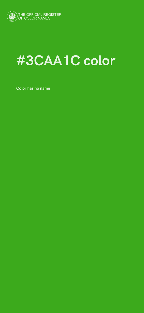 #3CAA1C color image