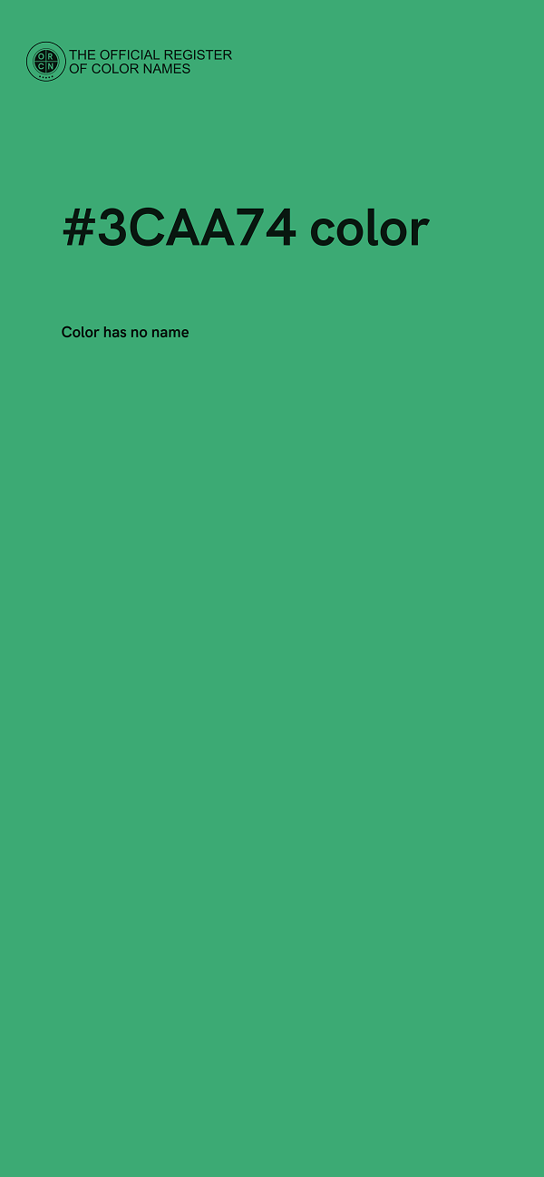 #3CAA74 color image