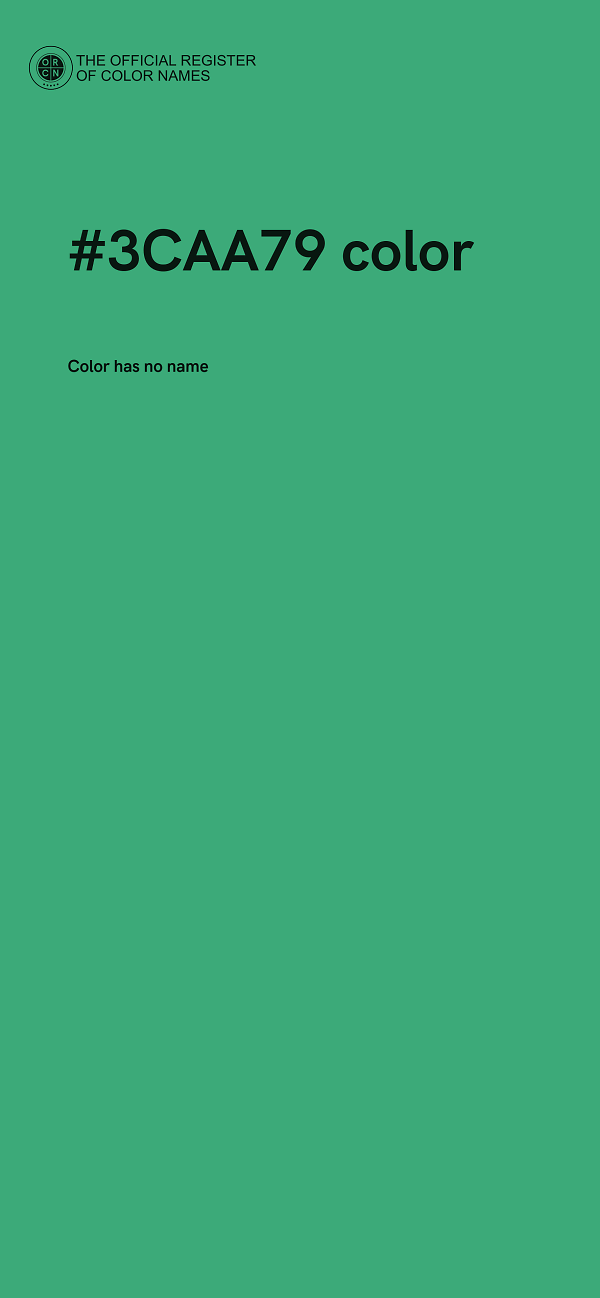 #3CAA79 color image