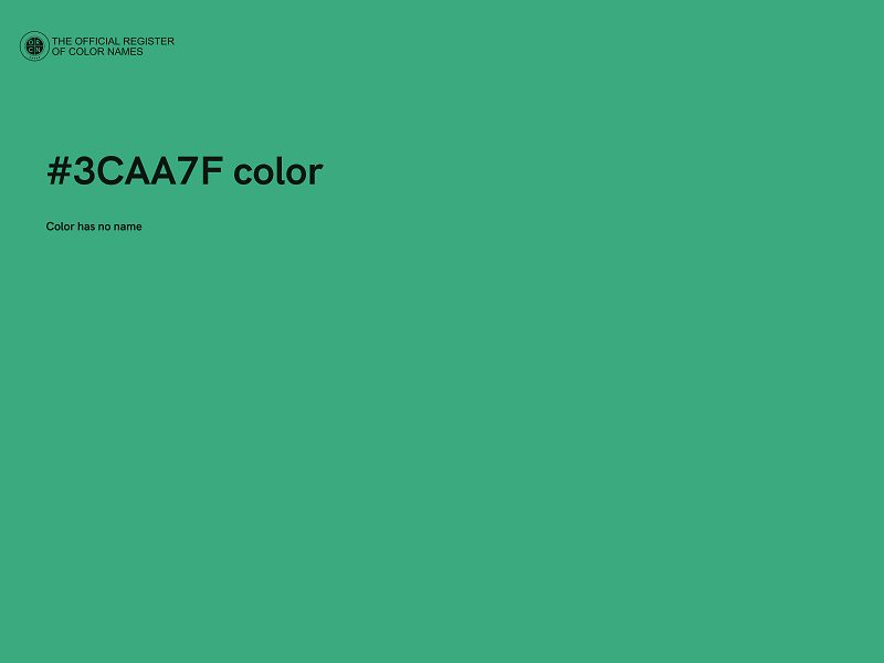 #3CAA7F color image