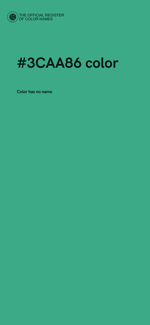 #3CAA86 color image