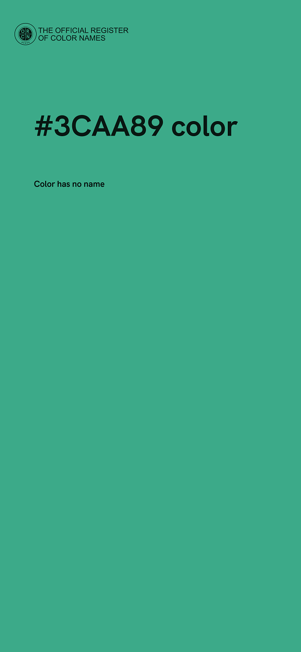 #3CAA89 color image