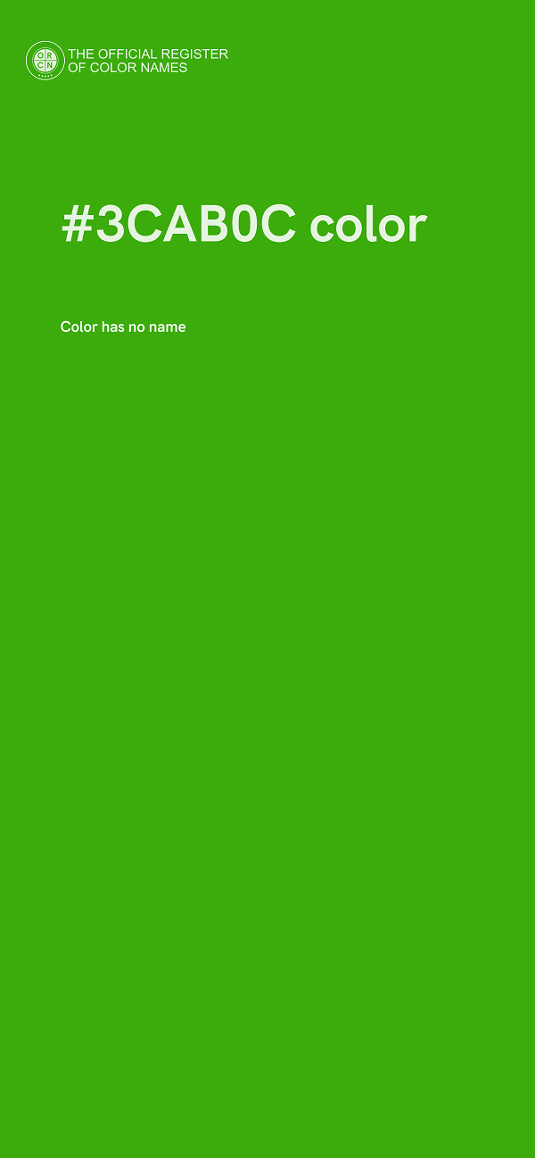 #3CAB0C color image