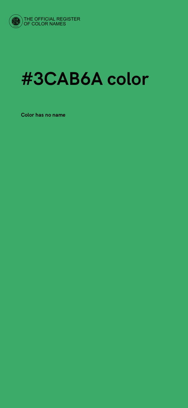#3CAB6A color image