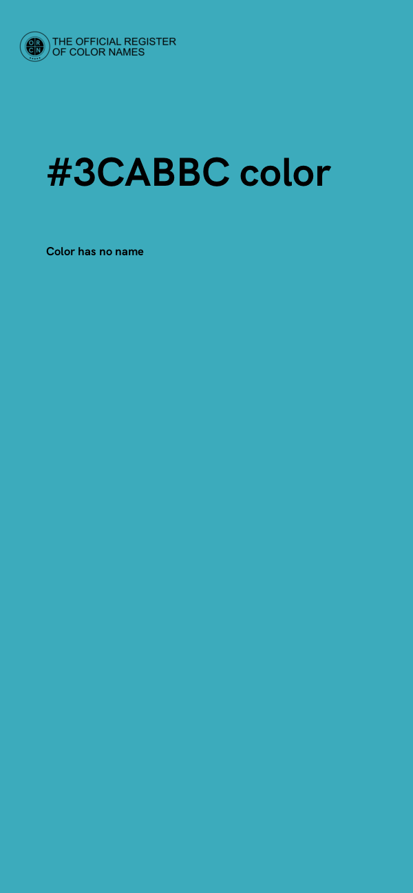 #3CABBC color image