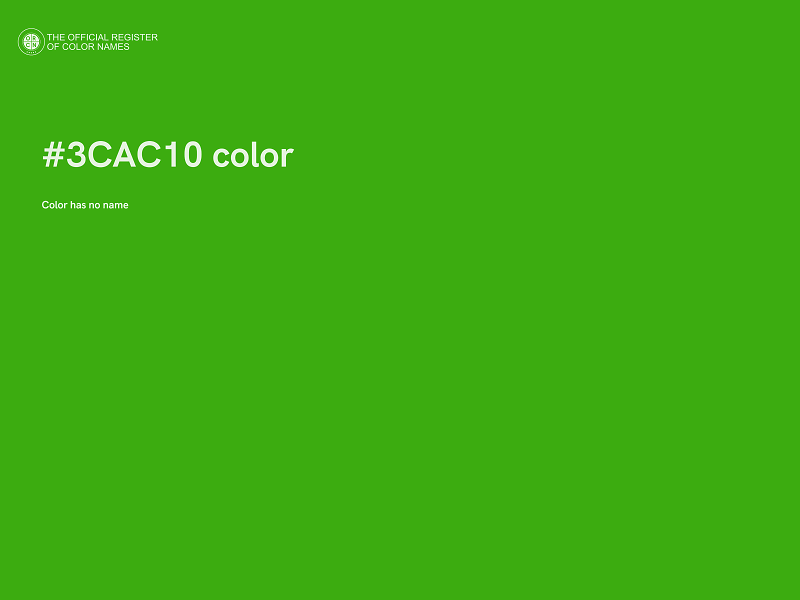 #3CAC10 color image