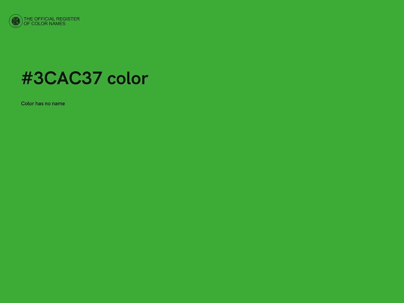 #3CAC37 color image