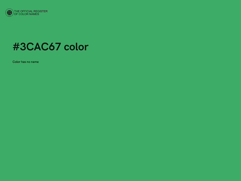 #3CAC67 color image