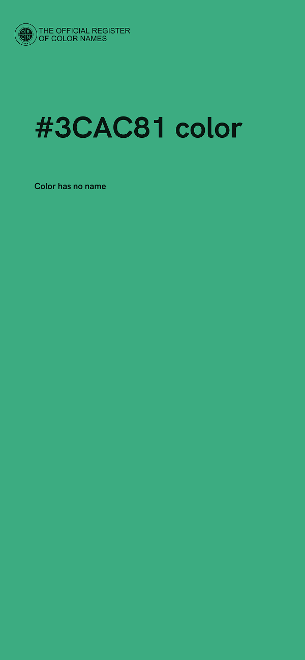#3CAC81 color image