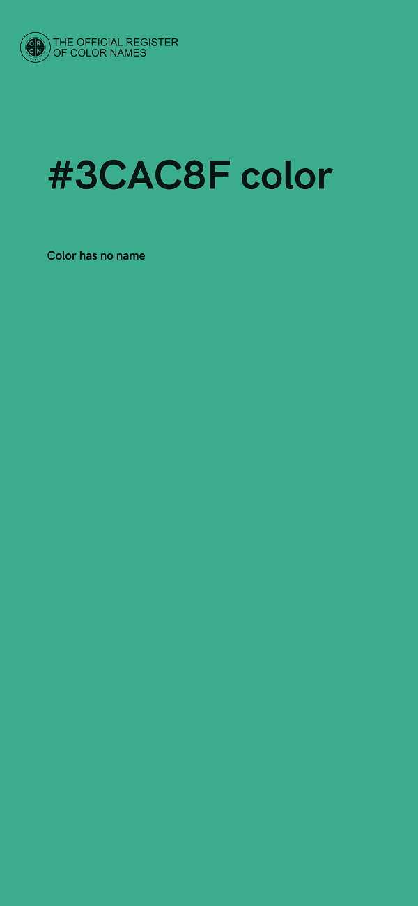 #3CAC8F color image