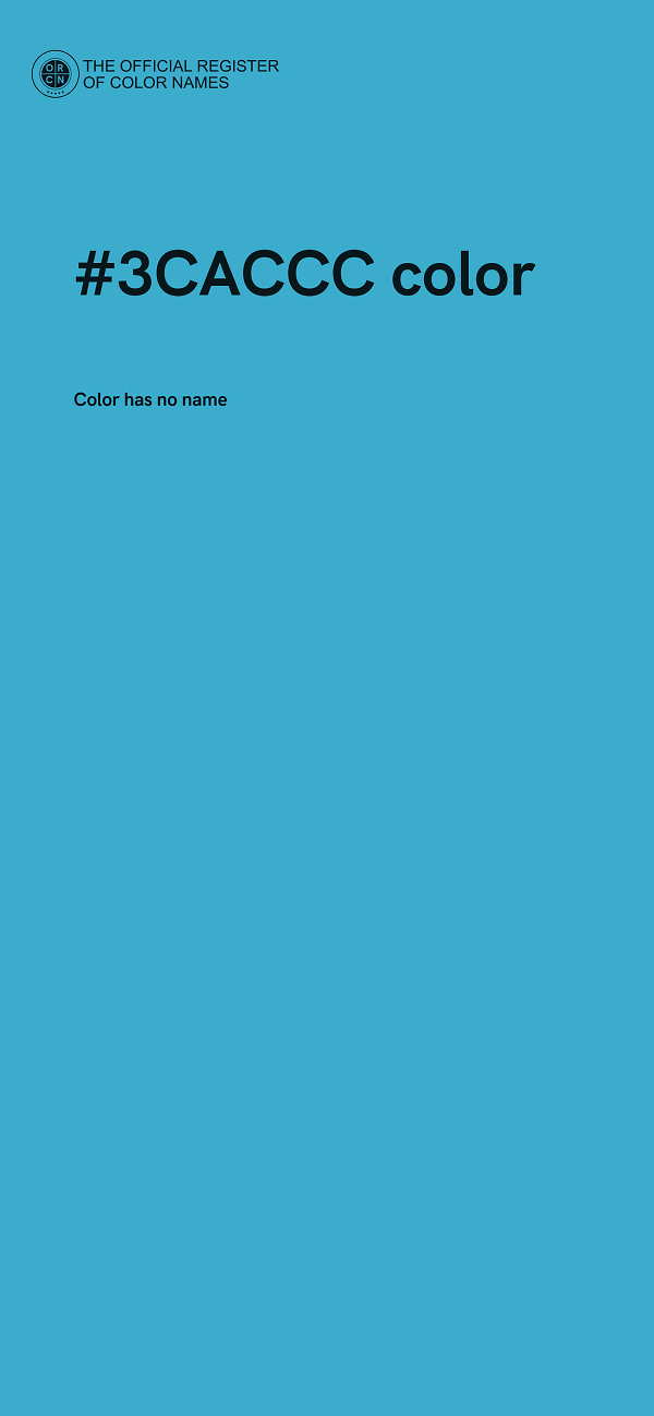 #3CACCC color image
