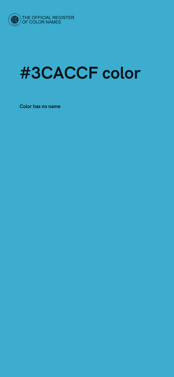 #3CACCF color image