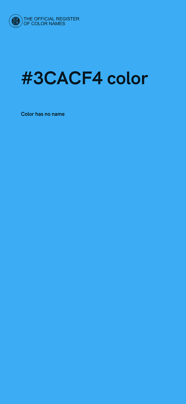 #3CACF4 color image