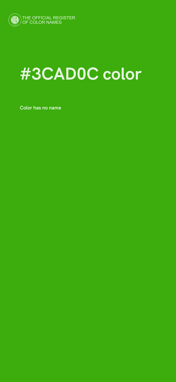 #3CAD0C color image