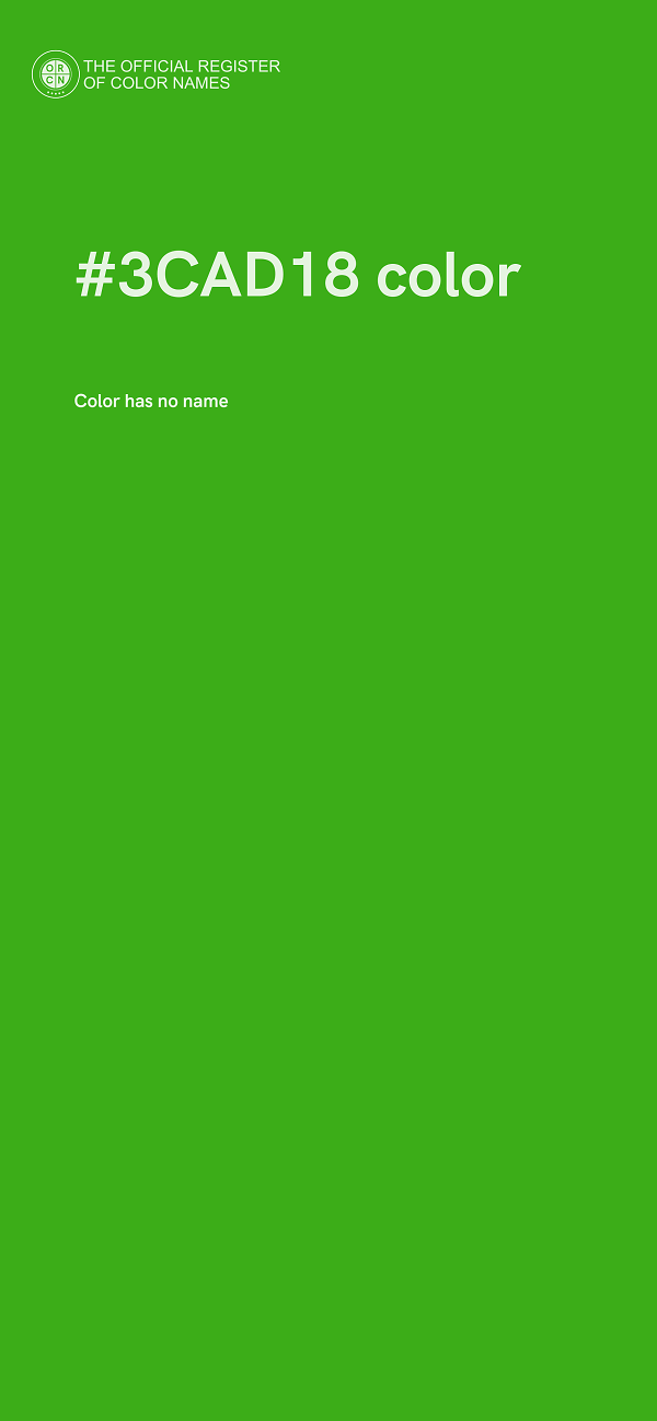 #3CAD18 color image