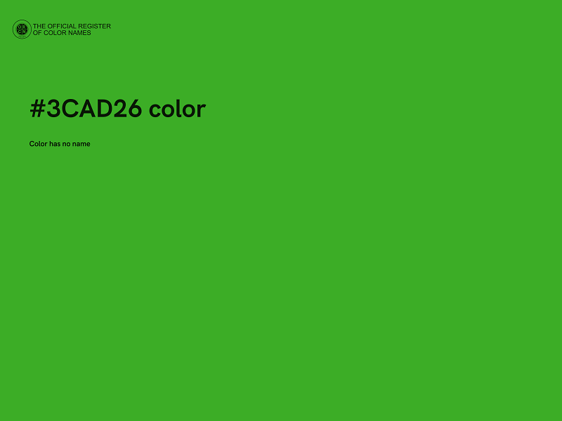 #3CAD26 color image