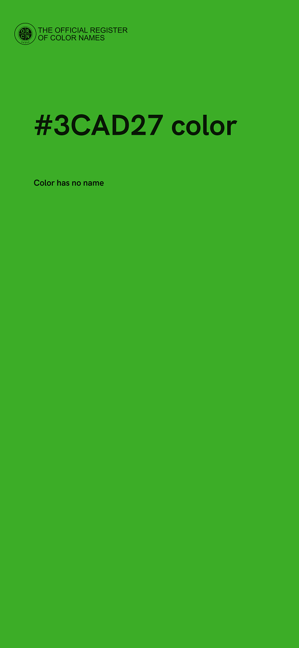#3CAD27 color image
