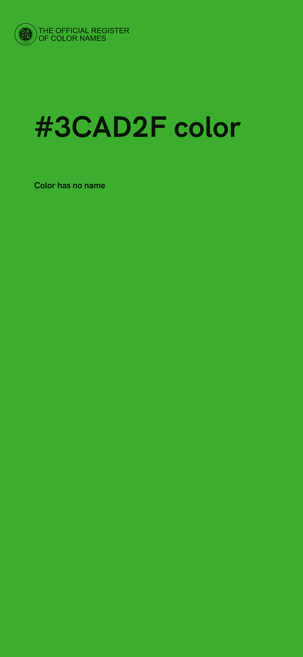 #3CAD2F color image