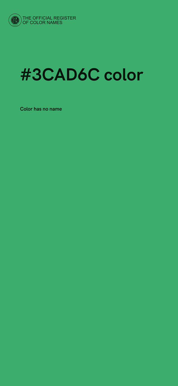 #3CAD6C color image