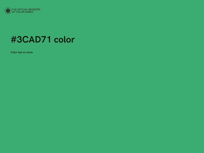 #3CAD71 color image