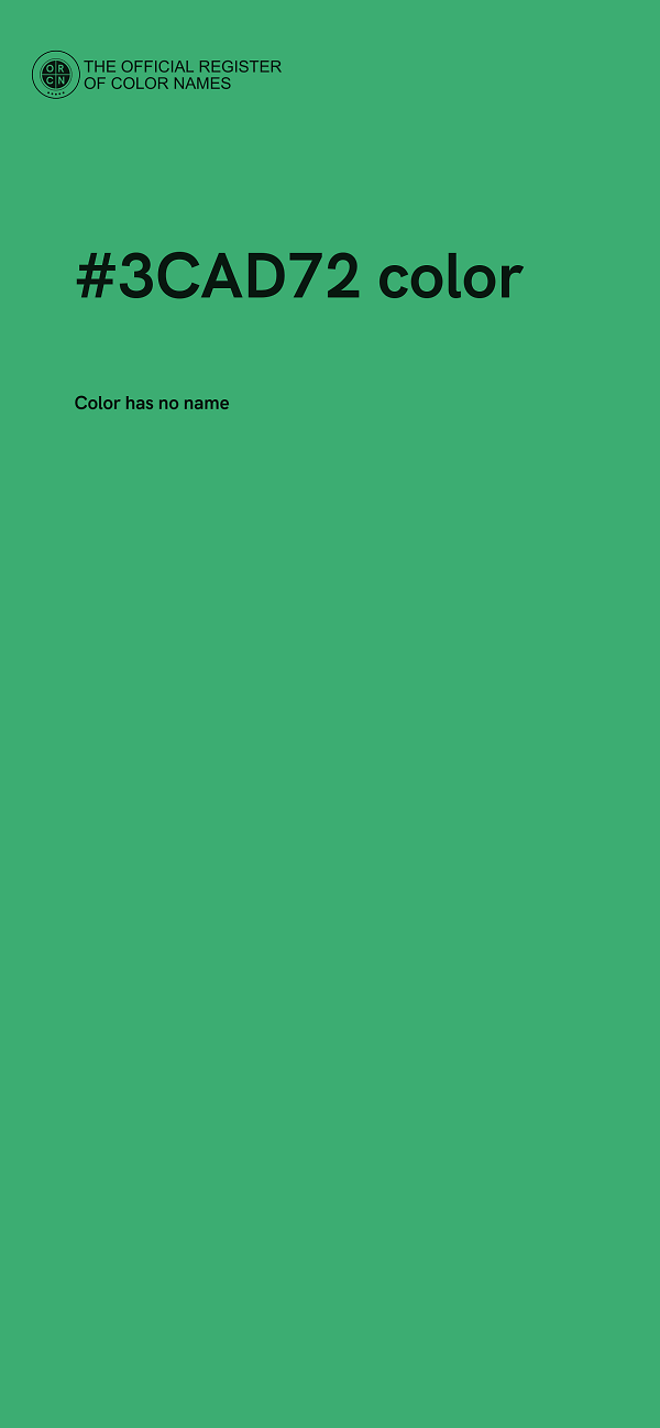#3CAD72 color image