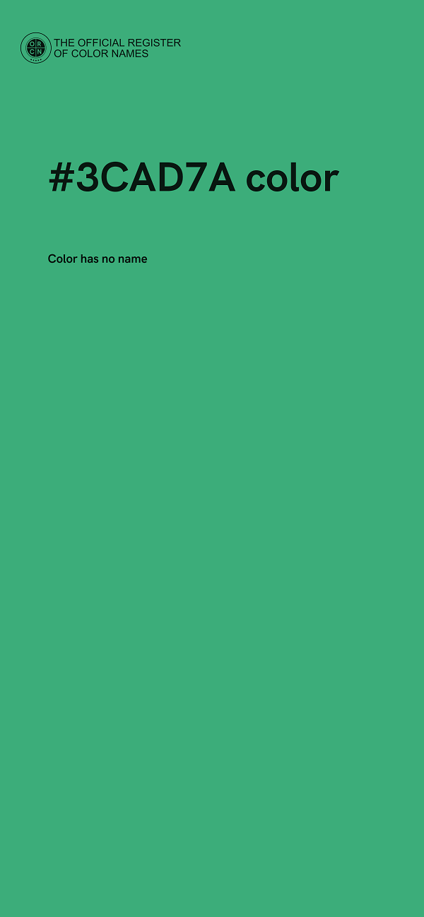 #3CAD7A color image